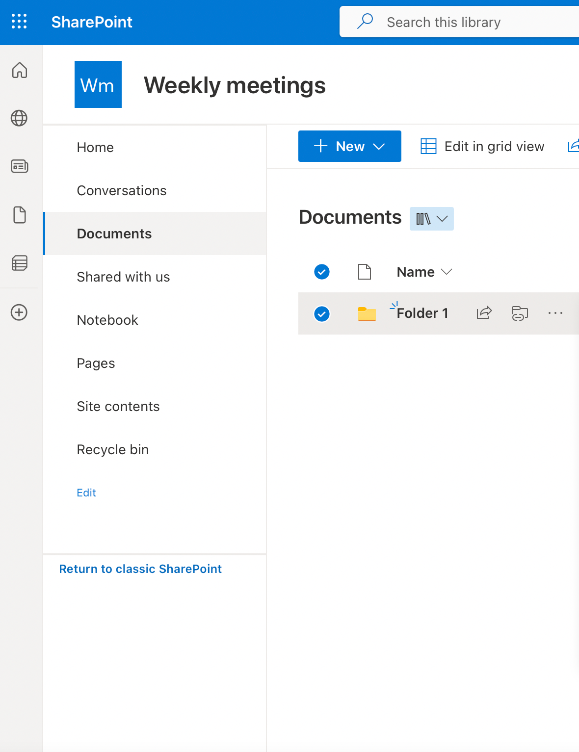 SharePoint-documentbibliotheek